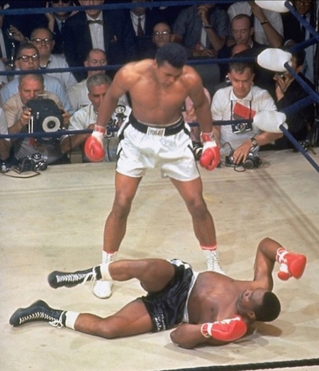 Muhammad Ali / Sonny Liston II 16 x 20” Autographed Photo / $1,595.00
