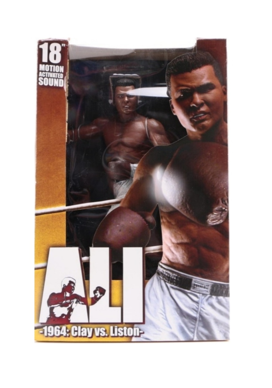  Muhammad Ali 18" Figure with motion-activated sound $200.00